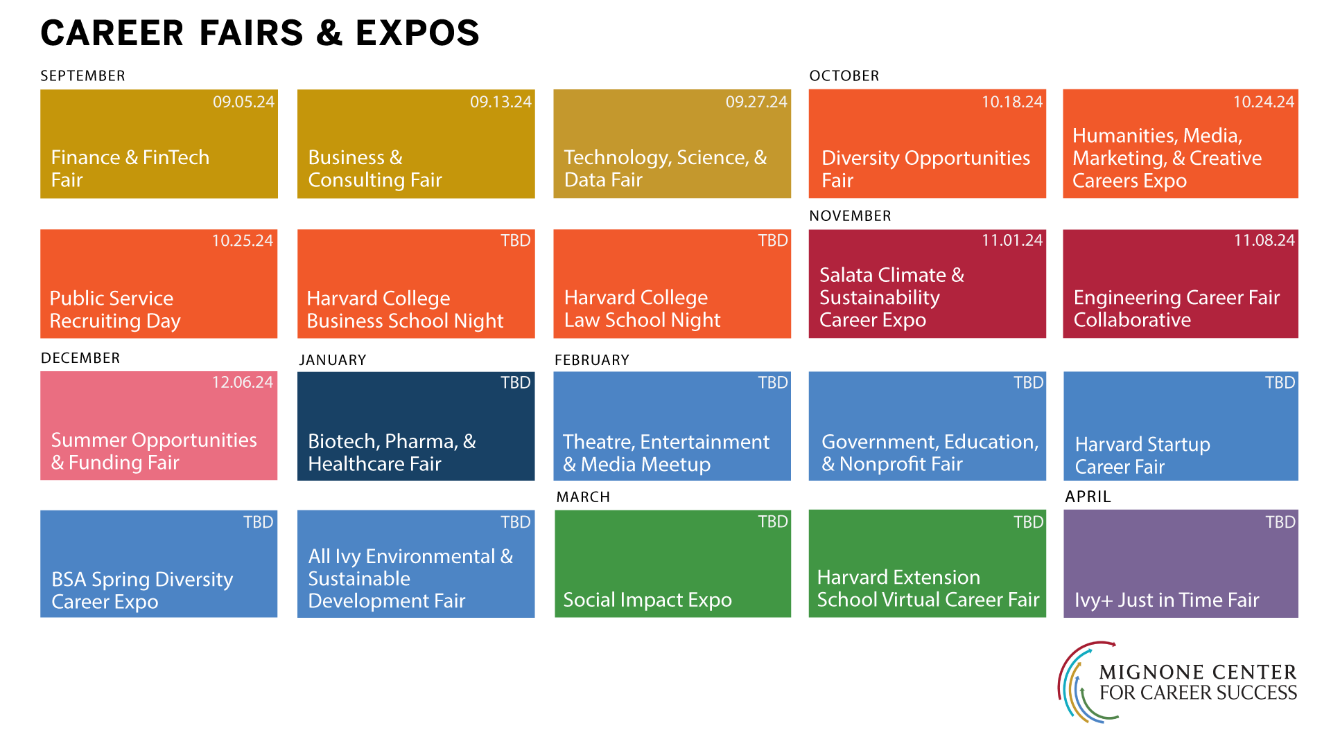 career fair grid