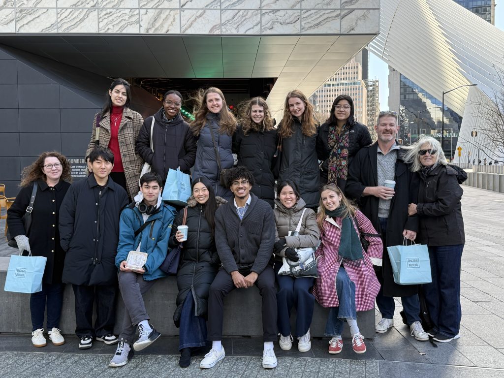 Getting ready to tour the Perleman Arts Center